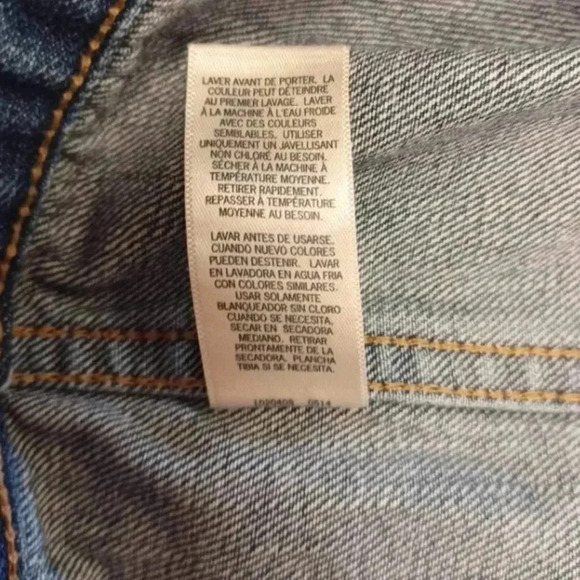 OshKosh B’gosh Denim Jean  Jacket Size 10 - Picture 5 of 8